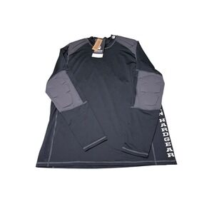 NWT Alaskan Hardgear Padded Mock Neck Long Sleeve Shirt 3XL Black